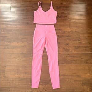 Lululemon Pink Activewear Set